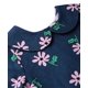 thumbnail image 3 of Vestido Beebay con cuello con volantes y estampado floral azul marino, 3 años, 3 of 5