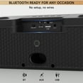 thumbnail image 3 of VIPQV Karaoke Machine, Portable Bluetooth Speaker with 2 Wireless Microphones for Adults & Kids, Singing Machine for Party and Celebration, Supports Bluetooth/USB/AUX and PC Connected, 3 of 7