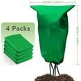 thumbnail image 3 of ZCSKFIN Winter Plant Cover Set of 4, 60x80cm Breathable Frost Protection Covers with Drawstring Closure, Reusable Plant Frost Blankets for Outdoor Plants During Cold Weather​, 3 of 9