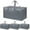 Gray, variant on Djiypn Collapsible Moving Bags - Heavy Duty Boxes with Zippers and Handles, Space Saving Packing Totes for Moving Supplies Storage (90L, 4-Pack, Gray)