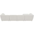 thumbnail image 6 of Meridian Furniture Miramar Cream Durable Linen Textured Modular Sectional, 6 of 13