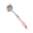 thumbnail image 2 of Clearance!Long Handle Non-Stick Pot Brush-Durable Kitchen Scrubber with No-Slip Grip,Safe for Cookware Cleaning,Dishwasher Safe Pot Scrub Brush for Household Use, 2 of 6