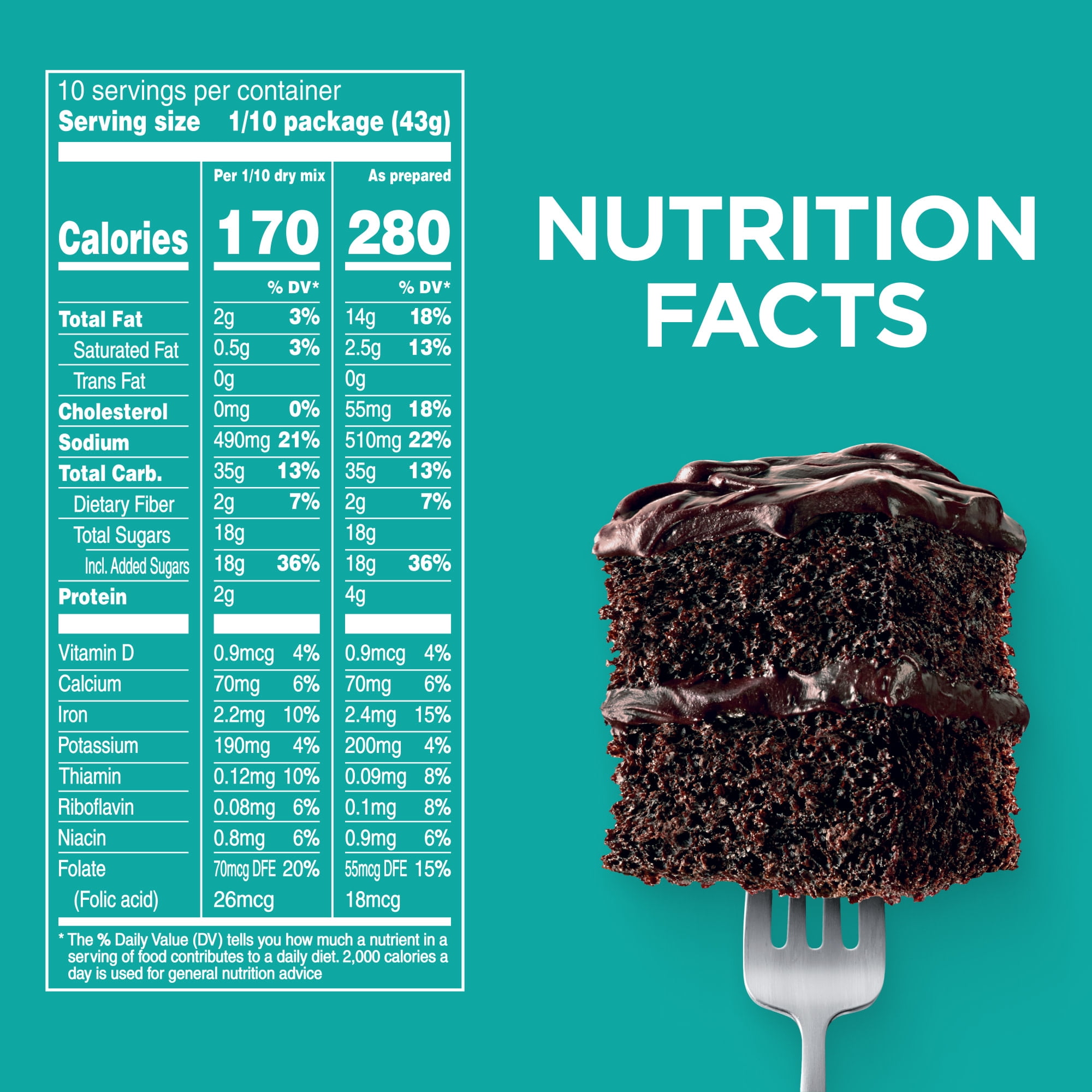 Duncan Hines Dark Chocolate Fudge Cake Mix, 15.25 oz.