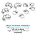 thumbnail image 4 of 20 Pcs 10-16mm Hose Clamp Stainless Steel Hose Clamp Adjustable Worm Gear Hose Clamp, Metal Fuel Line Pipe Clamp for Plumbing, Automotive And Mechanical Application, 4 of 6