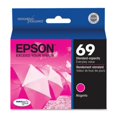 thumbnail image 1 of Cartucho de tinta Epson 69 DuraBrite Ultra Magenta para varios modelos, 1 of 8