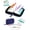 #004 Navy*1, variant on Waterproof Pill Pouch Set, 14 Day Pill Organizer, Travel Portable Pill Organizers, Clear Color-Coded Pill Pouches for Travel, Waterproof Pill Pouch with Labels for Purse Daily Travel Use