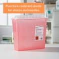 thumbnail image 2 of McKesson Prevent Sharps Container, Puncture-Resistant Lockable Bin - Red, 1.25 gal, 10 Ct, 2 of 9