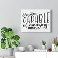 thumbnail image 6 of Inspirational Wall Art You Are Capable Wall Art Motivational Motto Inspiring Prints Artwork Decor Ready to Hang Unframed, 6 of 12