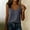 Gray, variant on Sleeveless Ribbed Tank Top for Women Scoop Neck Lightweight Fitted Button Cami Tee Shirt XXL