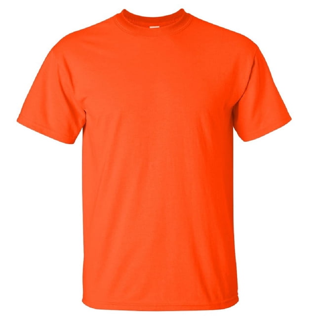 Gildan T-shirt Ultra Coton pour Homme, Orange, Très Grand
