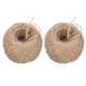 thumbnail image 1 of KAKOWELY 2 rollos de cuerdas de cáñamo decorativas para bricolaje, elegantes cuerdas de embalaje para tartas de cumpleaños de calidad alimentaria, 1 of 5