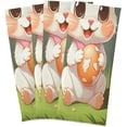 thumbnail image 2 of Coolnut Easter Cute Rabbit Kitchen Dish Towel Set 4Pcs,Dishcloths Sets Fast Drying Kitchen Towels Tea Towels Gift Set for Drying Cleaning Cooking Baking175 Wash cloth, 2 of 7