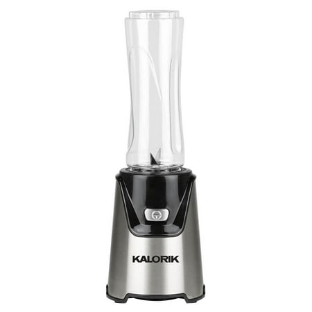 Kalorik - 20-Oz. Single Serve Blender with 2 Tritan Bottles - Stainless Steel