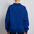 thumbnail image 6 of Lindreshi Womens Oversized Mock Neck Sweatshirts Long Sleeve Pullover Sport Tops Casual Loose Fit Trendy Soft Solid Color Fall Winter Warm Sweatshirt 5XL, 6 of 9