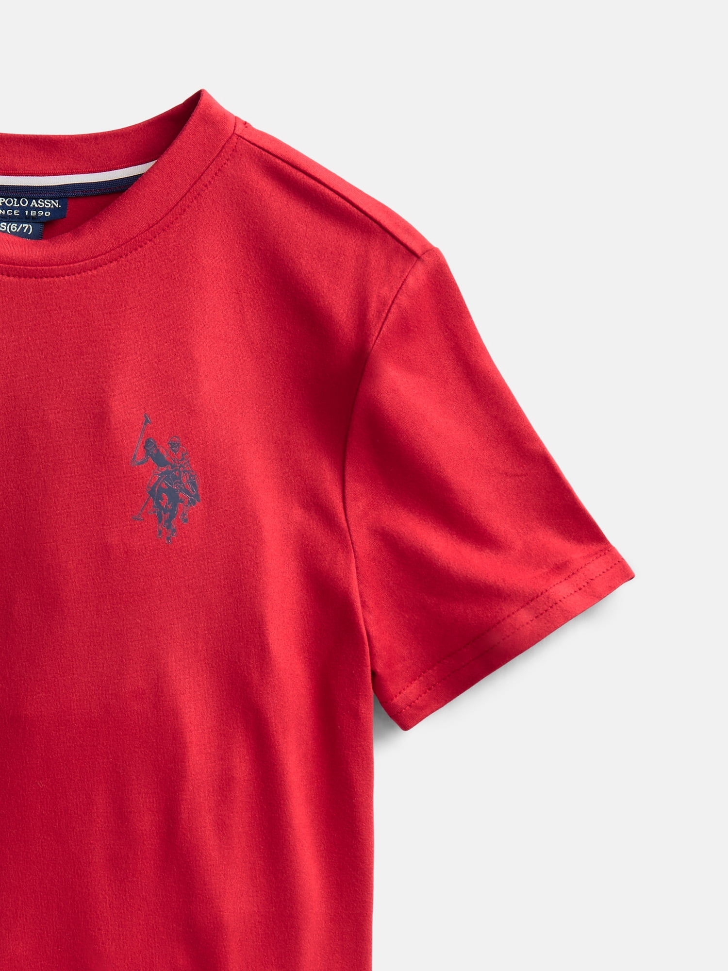 U.S. Polo Assn. Boys Short Sleeve Top and Pants Pajama Set, 2 Piece, Sizes XS-XXL