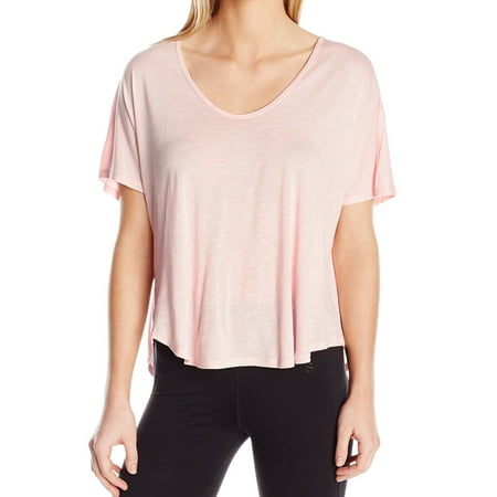 Calvin Klein LIGHT PINK Women's Plus Short Sleeve Knit Top, US 3X-Large