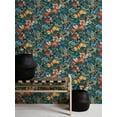 thumbnail image 4 of AS Creation Zetta Blue Floral Riot Wallpaper, 4 of 10