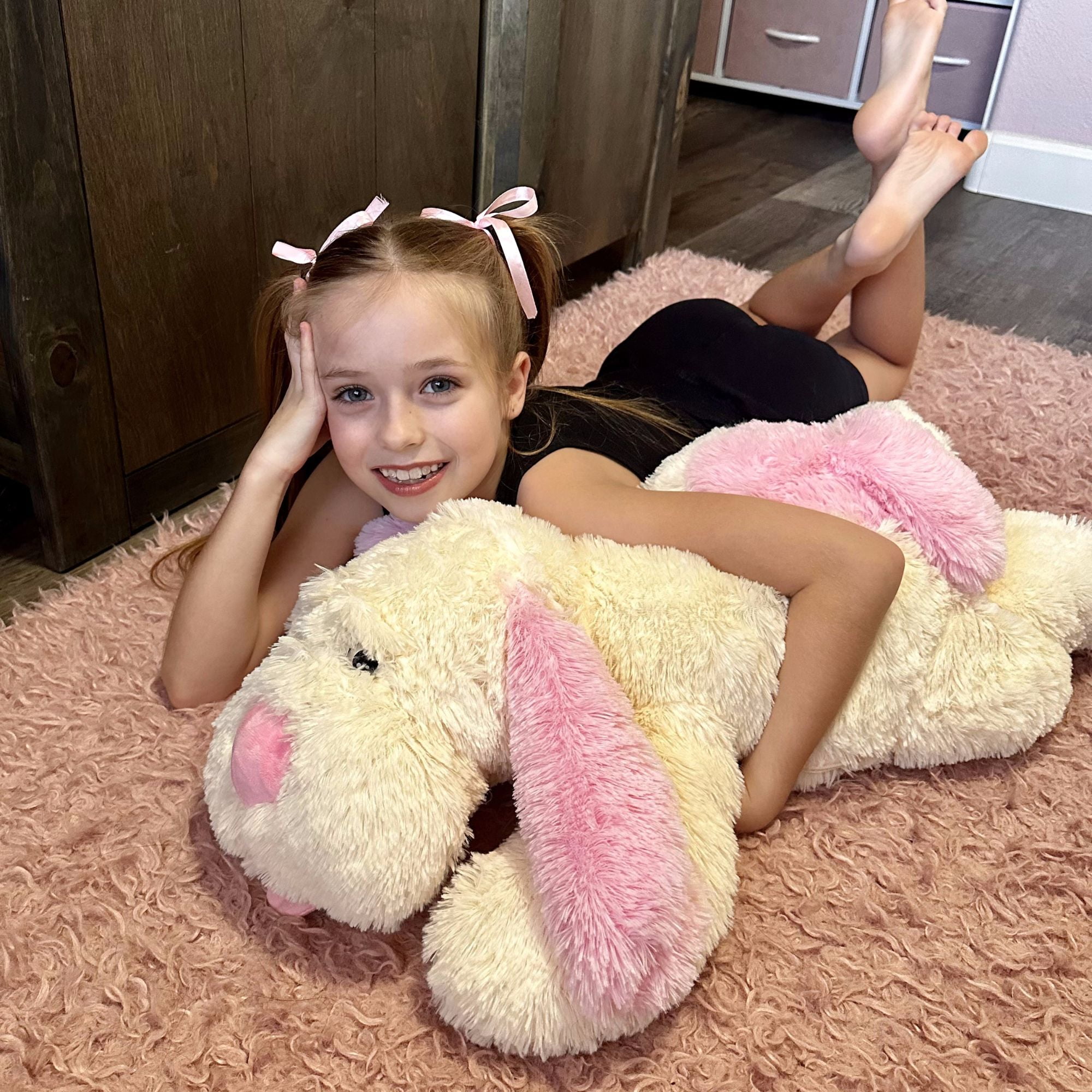 MorisMos Giant Stuffed Puppy Dog 32 Stuffed Animal Soft Plush Toy 