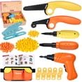thumbnail image 1 of Juego de herramientas de construcción ZLemma Kids con taladro eléctrico 258 piezas, 1 of 7