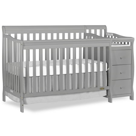 Dream On Me Brody 5-in-1 Convertible Crib Pearl gray Box 1 and 2 ( Complete)