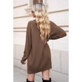 thumbnail image 4 of LAICAIW Robe Chandail Longue Ample à Col Roulé Oversize pour Femmes, 4 of 7