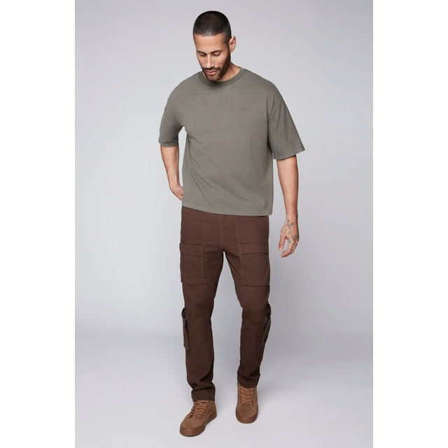 DNM.WORKS TRAVIS-TWL - UTILITY CARGO PANTS WITH ADJUSTABLE HEM – DARK OLIVE