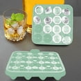 thumbnail image 4 of HengDidi 16-Cavity Silicone Ice Cube Tray with Water Funnel, Easy Release Diamond Ice Ball Molds for Cocktails Whiskey Cocktail Making - Dishwasher Safe Kitchen Freezer Accessory, 4 of 6