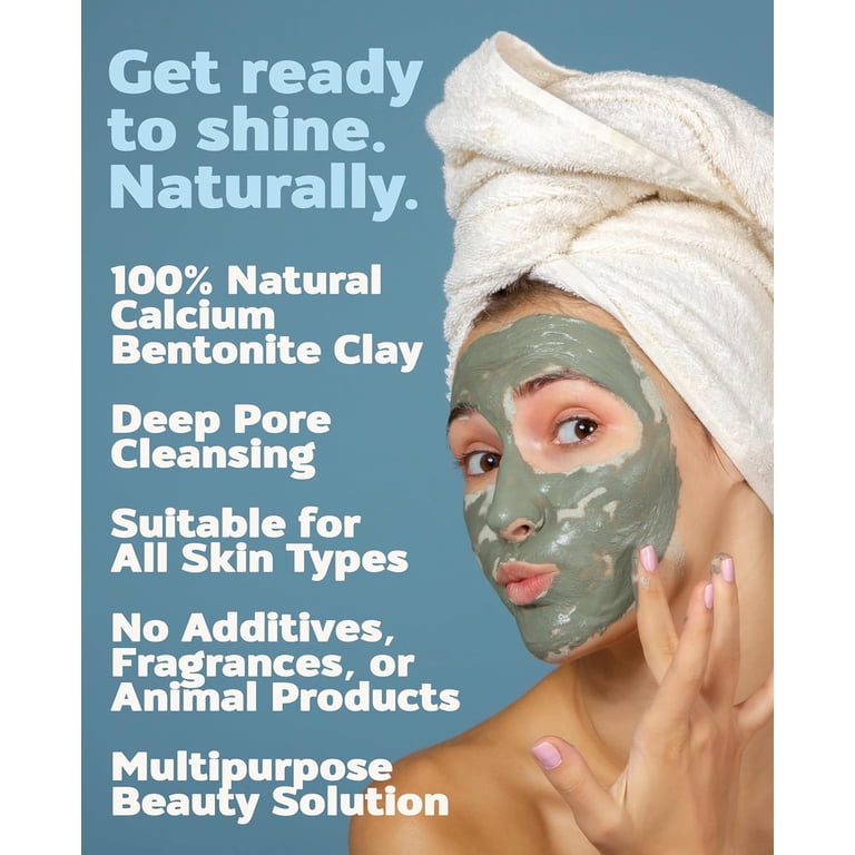 Aztec Secret Indian Healing Clay, 100% Natural Bentonite Mask, 2