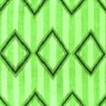 thumbnail image 1 of Ahgly Company Indoor Square Abstract Green Modern Area Rugs, 3' Square, 1 of 4
