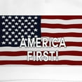 thumbnail image 2 of CafePress - AMERICA FIRST! USA Flag Cap - Adjustable 100% Brushed Unisex Casual Cotton Baseball Cap, Beige, 1, 2 of 2