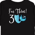 thumbnail image 4 of Inktastic 3rd Birthday Mermaid Party Girls Long Sleeve Toddler T-Shirt, 4 of 5