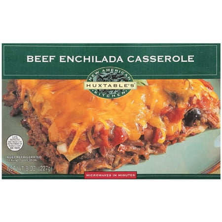 Huxtables New American Kitchen: Beef Enchilada Casserole Microwave Entree, 8 oz
