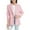 Pink, variant on Liyamei Girls Blazer Jacket Teen Suit Long Sleeve Collar Formal Blazers Open Front with Pocket Size 3-4 Years