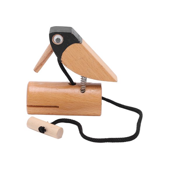 Woodpecker Decoy, Beech Wood Woodpeckers Sculpture For Gift