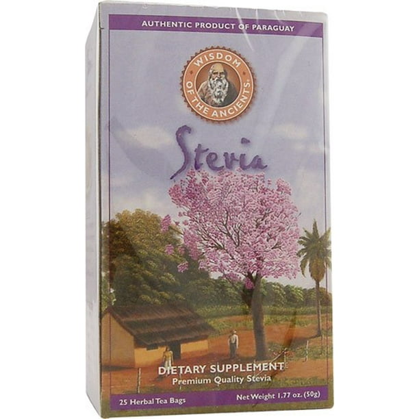 Wisdom Natural Stevia Herbal Supplement 25 Tea Bags