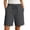 *Dark Gray, variant on ClodeEU Women's Linen Cotton Drawstring Elastic Waist Shorts, Casual Summer Beach Shorts with Pockets Beige,Women's Plus L