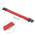 thumbnail image 2 of Uxcell Survival Paracord Bracelets, Braided Paracord Bracelet, Red, 2 of 5