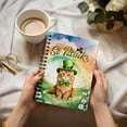thumbnail image 3 of Happy St. Patrick’s Day Maine Coon with Green Hat Shamrocks Rainbow Spiral Bound Journal Cat Lover Kitten Owner Gifts 5x7in Spiral Notebook - 03007, 3 of 5