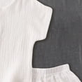 thumbnail image 5 of Hessimy Toddler Boy Print Short Sleeve Shirt & Casual Shorts Set Summer Outfits Clothes,Summer Vibe(White,12-18 Months), 5 of 6
