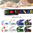 thumbnail image 3 of Classroom Ribbon for Crafts, Back to Classroom Graduation ABC Pencil Ribbons Ruler Teacher Ribbons, Classroom Decoration Fabric Decorative Ribbon for Wreath Bows, Gift Wrapping, DIY Crafts, Style F, 3 of 9