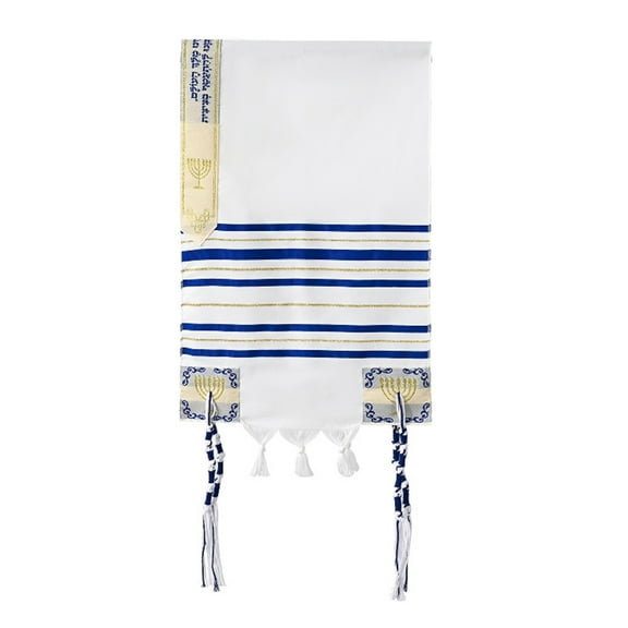 YIGSECU Youth Prayer Scarf 30x105cm Religious Ceremonies Polyester Lightweight Comfortable Symbolic Designing Shawl