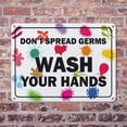 thumbnail image 4 of (2 Pack) Dont Spread Germs OSHA Notice Sign 24 Inch X 18 Inch Plastic Sign, Weather Resistant, UV Protected for Workplace, Business, and Construction Site, Made in the USA, 4 of 8