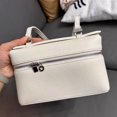 thumbnail image 2 of Bolsos bandolera casuales para mujer, bolsos y carteras de diseñador de lujo, novedad de 2023, bolso bandolera pequeño con aro de lentejuelas y estampado de lichi de PU, 2 of 5
