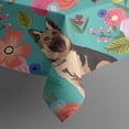 thumbnail image 5 of German Shepherd Dog and Flower Square Tablecloth,Waterproof Square Table Cover,Wipeable Spillproof Washable Table Cover for Home Kitchen Party Decor 60"x60"(152x152cm), 5 of 6