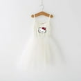 thumbnail image 1 of Hello Kitty Robes de Fille Ensemble Jupe de Princesse Dessin Animé Anime Mignon Robe Hello Kitty Vêtements Costume Petite Princesse Fête, 1 of 5