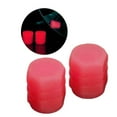 thumbnail image 1 of 2x Car Valve Caps Covers Valve Stem Caps Luminous for Universal Cars Electric Vehicle Red, 1 of 7