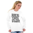 thumbnail image 4 of Funny Grandma Spoiled Grandchildren Women Crewneck Sweatshirt Brisco Brands X, 4 of 6