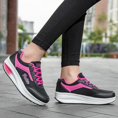 

AXXD Fall Autumn Running Women s Sneakers Mom Shock Resistant Outdoor Cheer Shoes Girls Slouch Shoes For Clearence