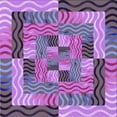 thumbnail image 1 of Ahgly Company Machine Washable Indoor Square Transitional Purple Purple Area Rugs, 7' Square, 1 of 7
