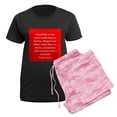 thumbnail image 5 of CafePress - Franz Liszt Quotes Women's Dark Pajamas - Women's Short Sleeve Print T-Shirt and Pants Dark Cotton Pajama Set, 5 of 7